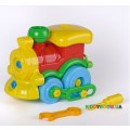 Развивающий конструктор «Паровозик» Toys Plast ИП.30.003